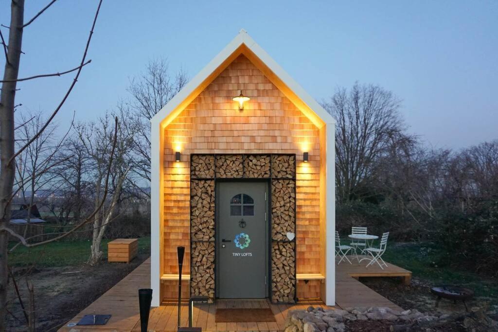 Villa Tiny Haus Auf Idyllischem Grundstueck Im Rittergut Klipphausen Exterior foto